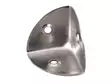Kulmakappale 821 teräs / niklattu 25 x 25 x 25 mm - Kalustehelat - 6414671050327 - 1