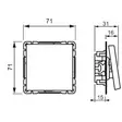 Kytkin Impressivo 6 uppo 1066-885P musta - Pistorasiat - 6438199011417 - 2