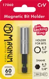 Magneettipidin Bits 1/4" 60mm - Ruuvauskärjet - 6418868170607 - 1