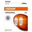 Osram W3W polttimo 2kpl - Halogen ajovalot ja polttimot - 4062172395847 - 1