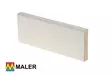 Peitelista Aava MDF 12x58x2200 Mel Valkoinen E0 - Peitelistat - 6418689011967 - 1