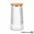 Säilytyspurkki puukansi 1400ml - Sisustusesineet - 8720573906777 - 1