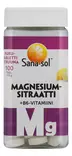 Sana-Sol Magnesium+B6 purutabletit 100ta - Vitamiinit ja mineraalit - 5702071385547 - 1