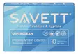 Savett Superclean kosteuspyyhe 10kpl - Desifiointi ja laastarit - 7310613025257 - 1