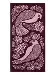 Viserrys kylpypyyhe viini 50x70cm - Käsipyyhkeet - 6411720593187 - 1