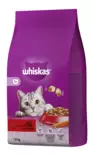Whiskas 1+ Härkää 1,9kg - Kissan kuivaruoat - 5900951305627 - 3