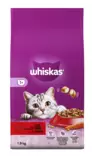 Whiskas 1+ Härkää 1,9kg - Kissan kuivaruoat - 5900951305627 - 1