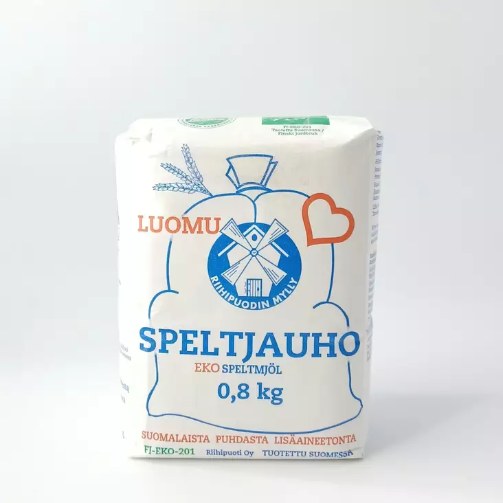 RIIHIPUOTI LUOMU SPELTJAUHO 800G - Jauhot - 6418725006117 - 1