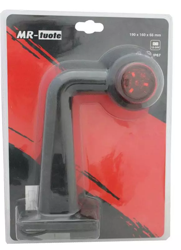 Äärivalo led 12/24V kulma vasen - Peräkärryn valot ja heijastimet - 6430032159027 - 1