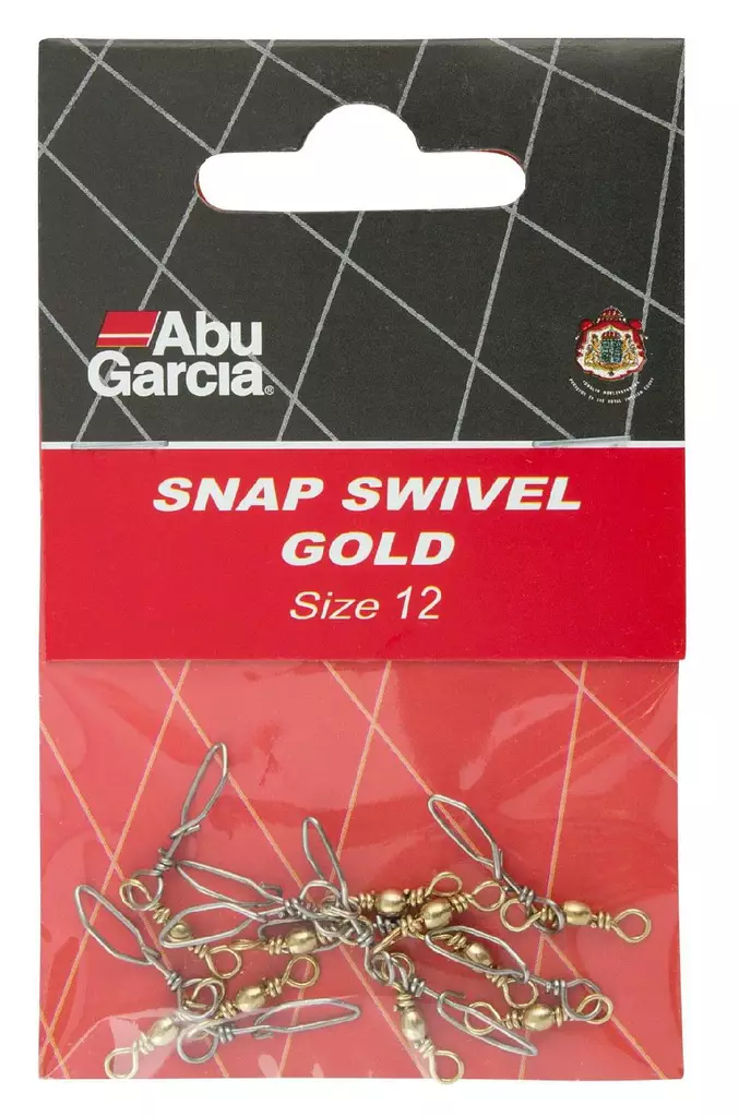 Abu Garcia snap swivel gold 6 - Perukkeet, lukot, koukut ja painot - 036282344327 - 1