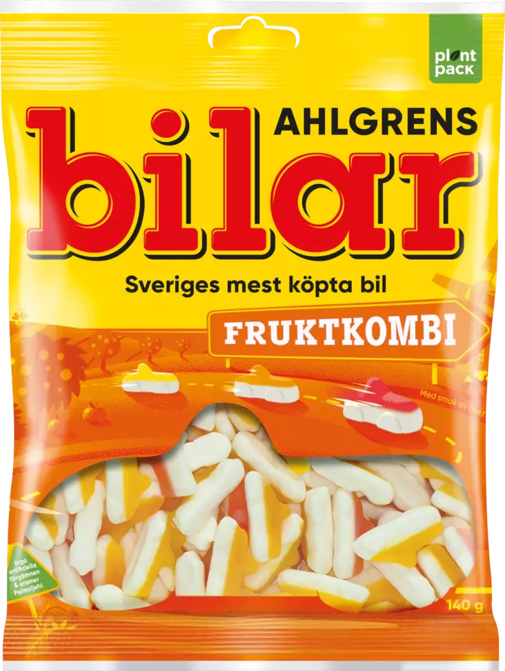 Ahlgrensbilar fruktkombi 140g - Makeiset - 7310350116447 - 1