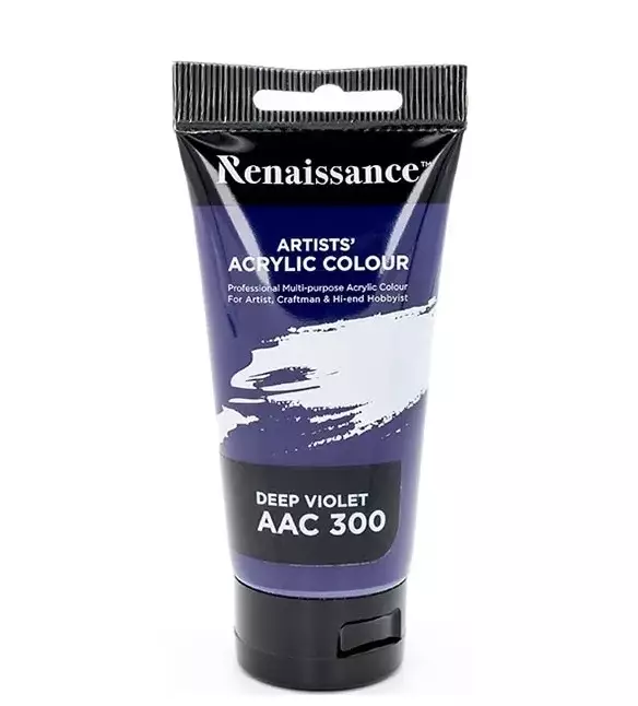 Akryylimaali 75ml Deep Violet AAC 300 - Valmisvärit - 8851907276157 - 1