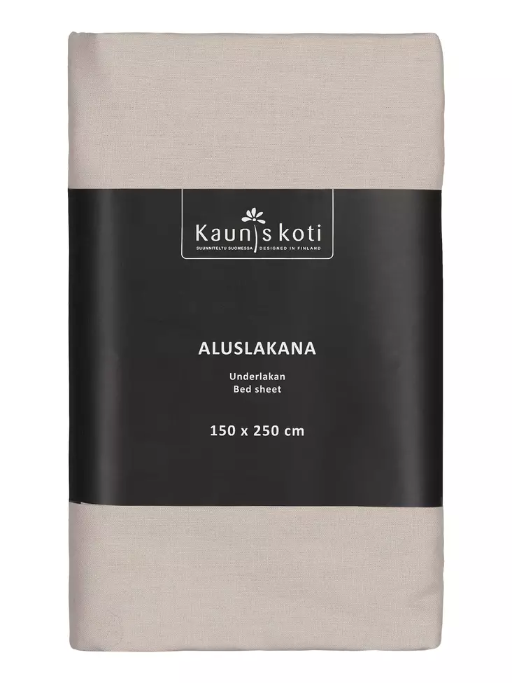 Aluslakana 150x250cm vaalea beige - Aluslakanat - 6418349066757 - 1