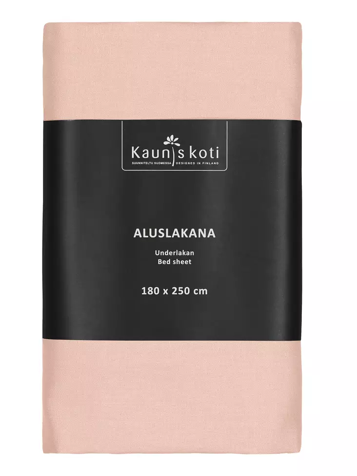 Aluslakana 180x250cm puuteri roosa - Aluslakanat - 6438146381907 - 1
