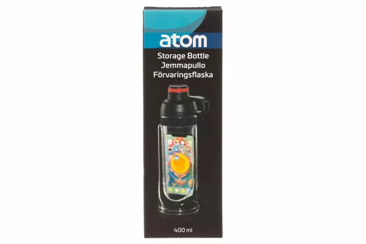 Atom juomapullo jemma 400ml - Juomapullot ja shakerit - 6410416042077 - 1