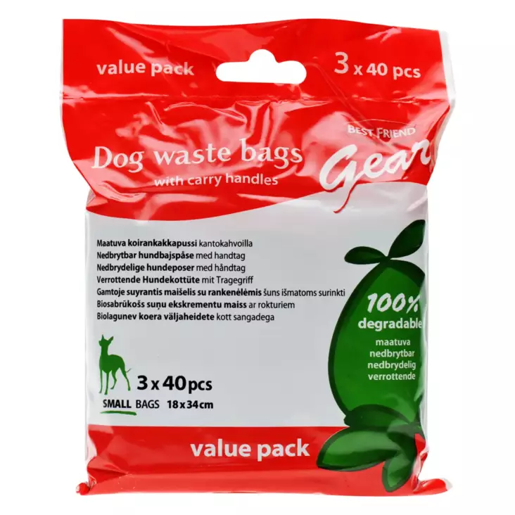 BF Koiran kakkapussi small 3x40 pss - Koiran tarvikkeet - 5700551160097 - 1
