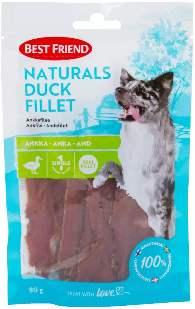 BF Naturals ankkafilee 80g - Koiran herkut - 5700551172427 - 1