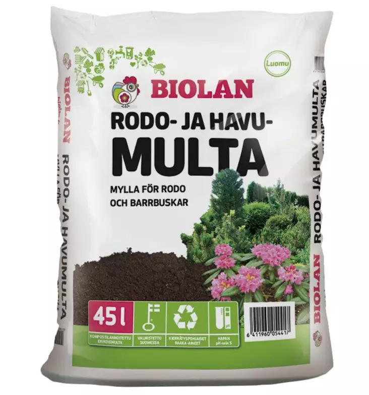 Biolan Havu ja rodomulta 45L - Mullat ja turpeet - 6411960054417 - 1