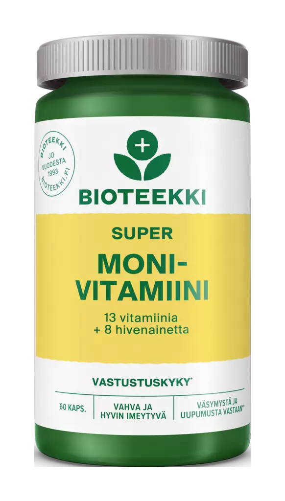 Bioteekki super monivitamiini 60kaps. - Vitamiinit ja mineraalit - 6413620600187 - 1