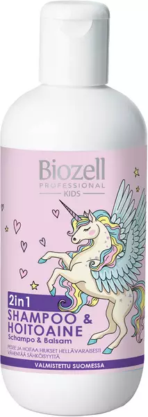 Biozell Lasten shampoo ja hoitoaine 300m - Shampoot - 6414400081707 - 1