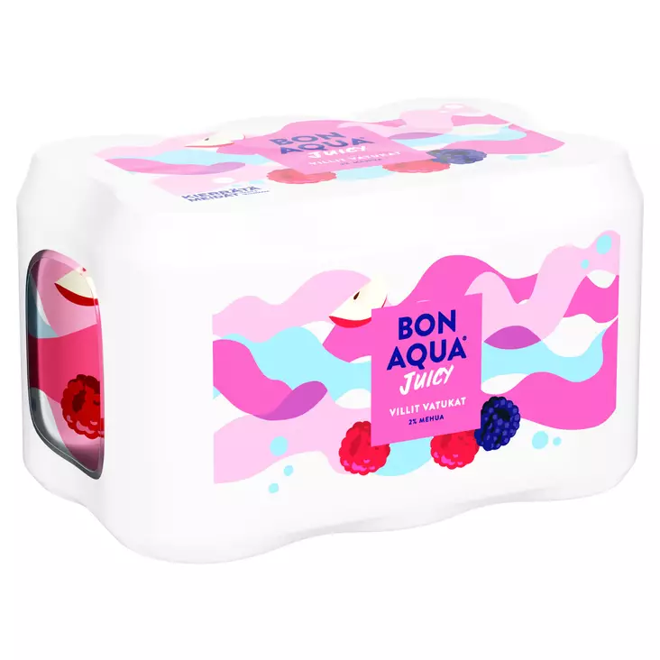 Bonaqua Juicy Villit Vatukat 0,33l - Lähdevedet ja kivennäisvedet - 6415600574907 - 1