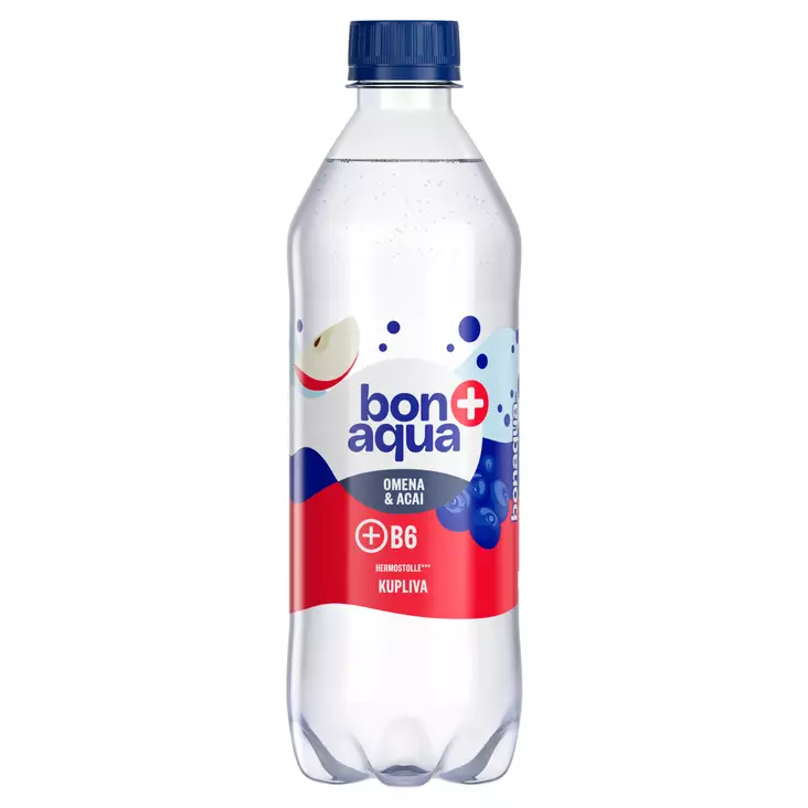 Bonaqua + Omena & Acai 0,5 l - Lähdevedet ja kivennäisvedet - 6415600587457 - 1