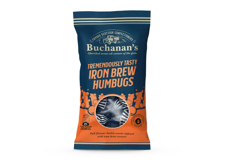 Buchanan`s Iron Brew- pastilli 140g - Karkit - 5017375067427 - 1