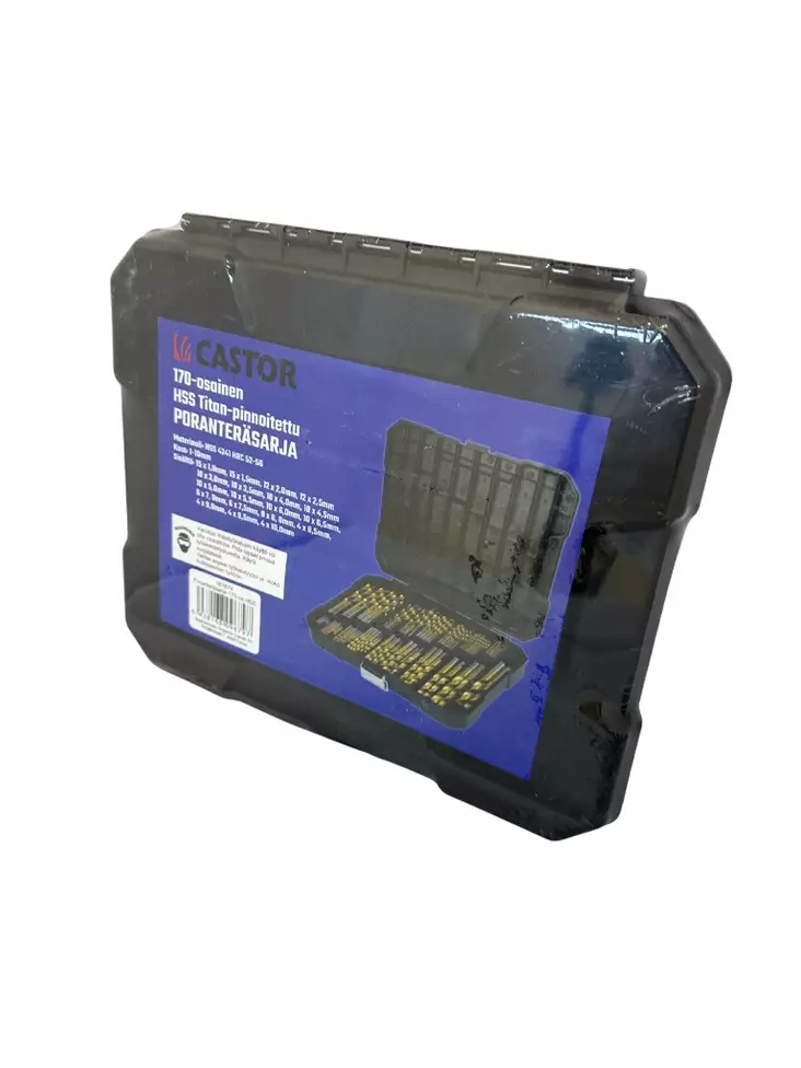 Castor Metalliporanteräsarja HSS Titan 170-os. - Metalliporanterät - 6438168096797 - 1