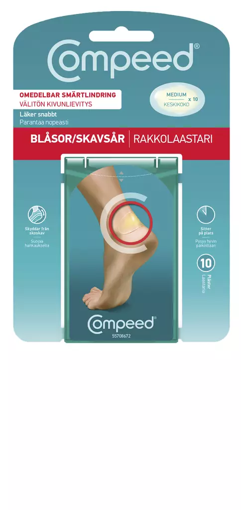 Compeed rakkolaastari medium 10kpl - Desifiointi ja laastarit - 3663555002997 - 1