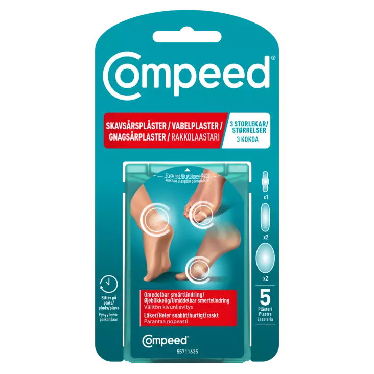 Compeed Rakkolaastari Mix Pack 12kpl - Desifiointi ja laastarit - 3663555006537 - 1