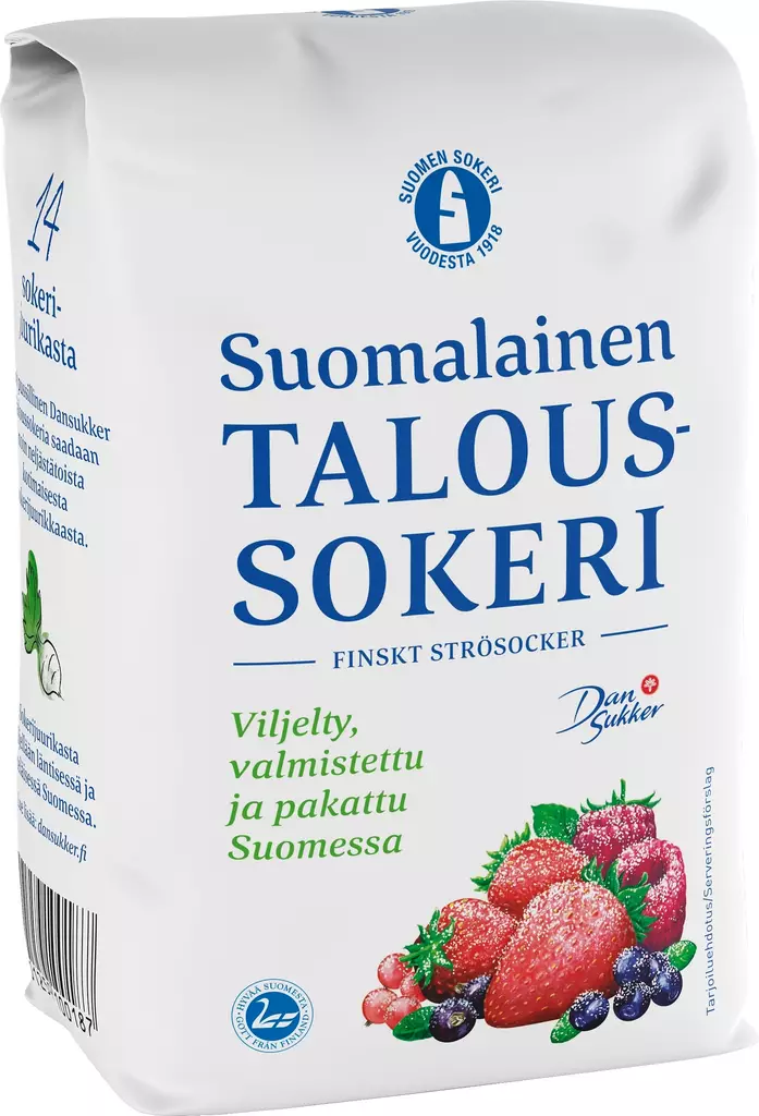 Dansukker Suomalainen Taloussokeri 1kg - Elintarvikkeet - 5701259100187 - 1