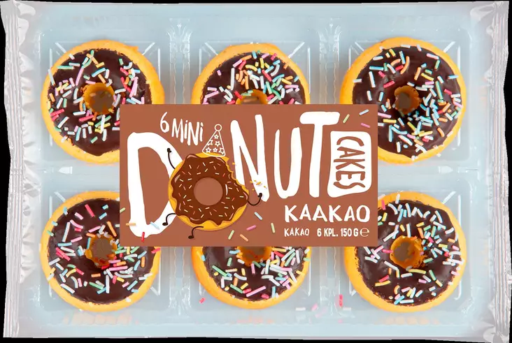 DONUT CAKE KAAKAO 150G - Kissat - 8710651028897 - 1