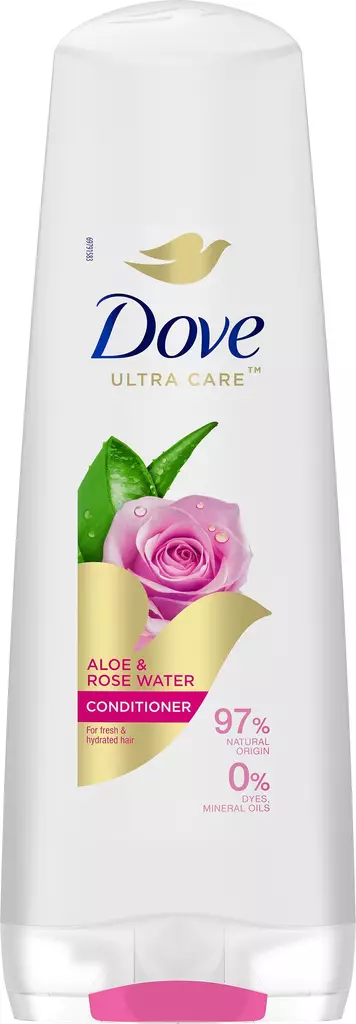 Dove hoitoaine Aloe Vera & Rose water 400ml - Hiustenhoitoaineet - 8720181402357 - 1