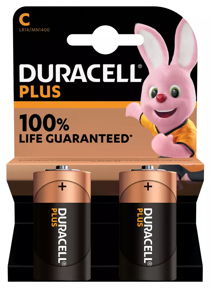 Duracell plus power c-paristo 2kpl - Sormiparistot - 5000394141827 - 1