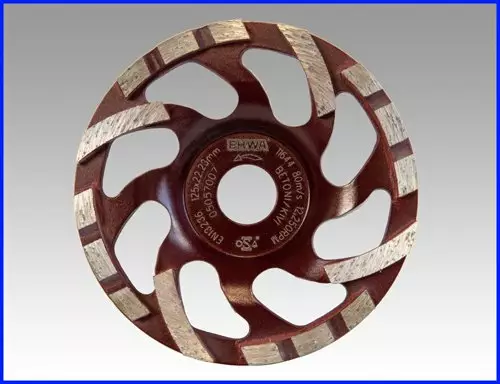 Ehwa timanttihiomalaikka Cyclone 125mm - Hiomalaikat - 6438081005937 - 1