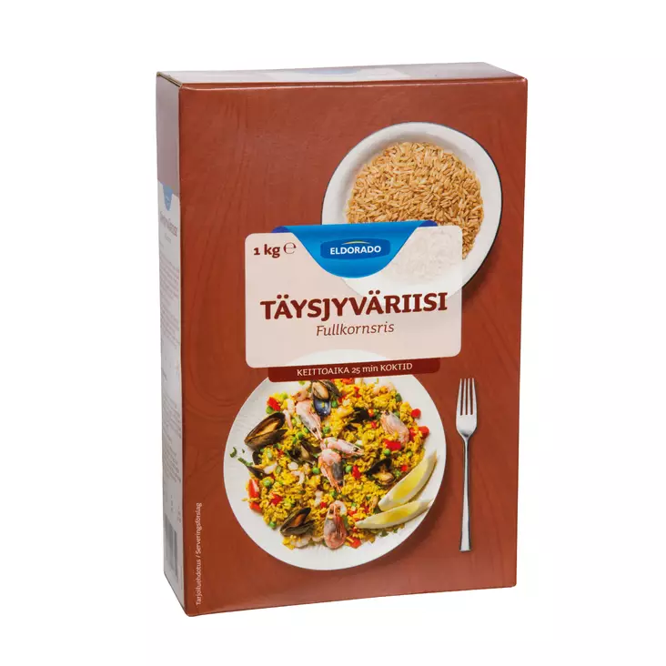 Eldorado täysjyväriisi 1kg - Riisit - 6430060507647 - 1