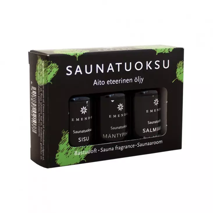 Emendo Saunatuoksusarja musta 3 x 10ml - Saunatuoksut - 6417892021077 - 1
