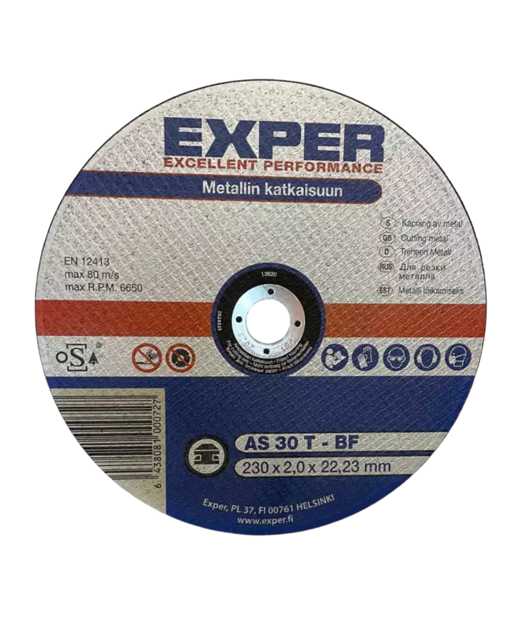 Exper katkaisulaikka metalli 230x2,0mm - Katkaisulaikat - 6438081000727 - 1