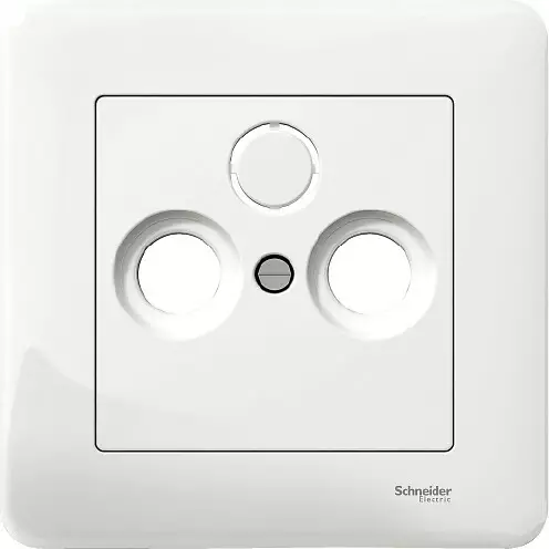 Exxact antennikeskiölevy valkoinen - Peitelevyt ja kehykset - 3606480333187 - 1