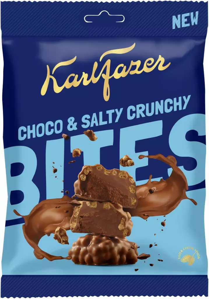 Fazer Bites choco &salty crunchy 94g - Makeiset - 6416453057067 - 1