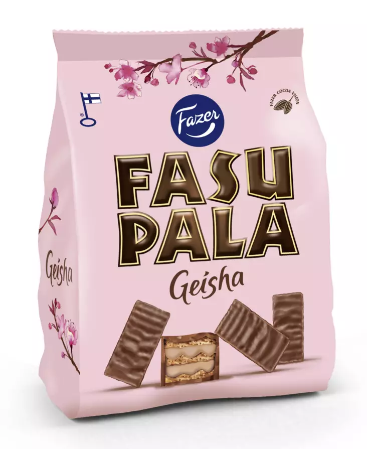 Fazer Fasupala Geisha vohvelikeksi 175g - Keksit - 6416453073647 - 1