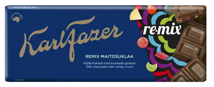 Fazer re-mix maitosuklaa 180g - Karkit - 6416453095137 - 1