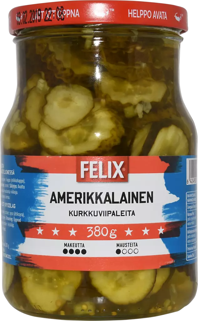 Felix Amerikkalainen kurkkuviipaleita ma - Hedelmä- ja marjasäilykkeet - 6424908115057 - 1