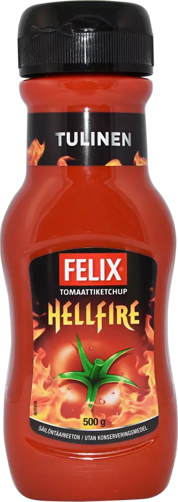 Felix Hellfire ketchup 500g - Ketsupit ja sinapit - 7310240604887 - 1