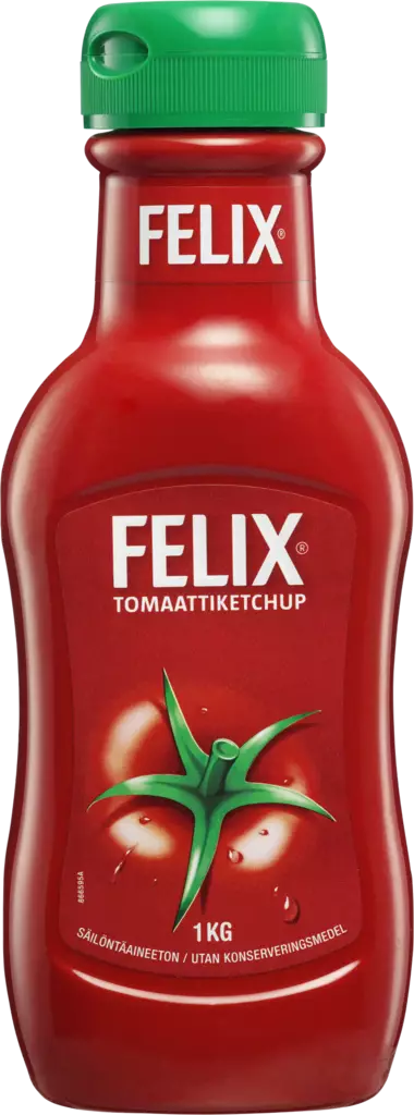 Felix Tomaattiketchuppi 1kg - Makeutusaineet - 7310240651287 - 1