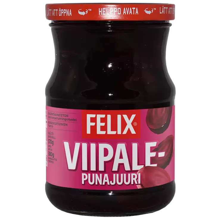 Felix Viipalepunajuuri 570/380g - Elintarvikkeet - 6424908512207 - 1