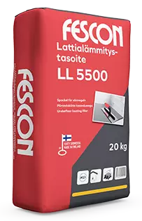 Fescon lattilämmitys tasoite ll5500 20kg - Tasoitteet - 6416841202017 - 1
