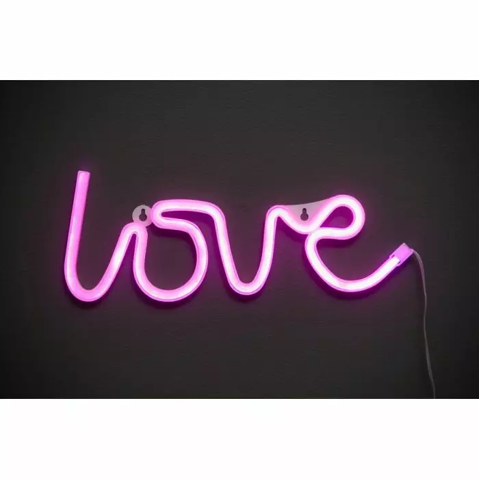 Finnlumor Led-valo teksti love pinkki - Jouluvalot - 6410416480817 - 1