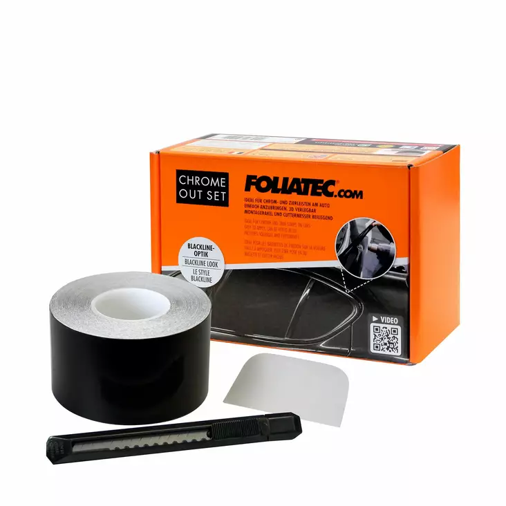 Foliatec chrome delete setti mattamusta - Muut autotarvikkeet - 4002581341417 - 1
