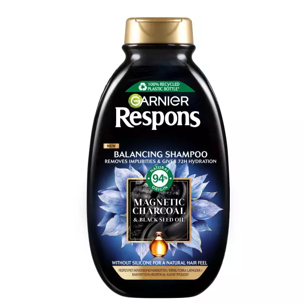 Garnier Respons shampoo Magnetic Charcoal 250ml - Shampoot - 3600542512527 - 1